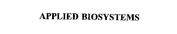 APPLIED BIOSYSTEMS