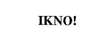 IKNO!