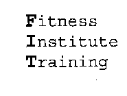 FITNESS INSTITUTE TRAINING