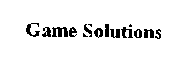 GAME SOLUTIONS