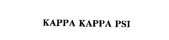 KAPPA KAPPA PSI