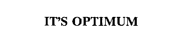 IT'S OPTIMUM