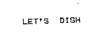 LET'S DISH