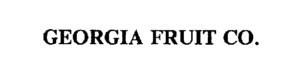 GEORGIA FRUIT CO.