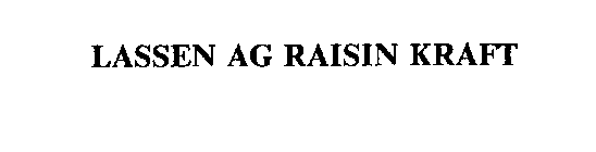 LASSEN AG RAISIN KRAFT