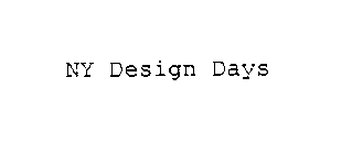 NY DESIGN DAYS