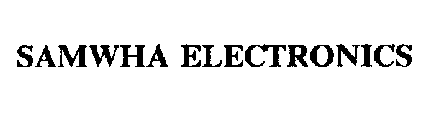SAMWHA ELECTRONICS