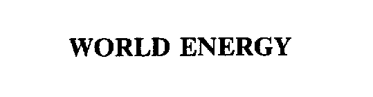 WORLD ENERGY