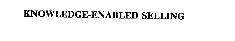 KNOWLEDGE-ENABLED SELLING