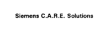SIEMENS C.A.R.E. SOLUTIONS