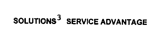 SOLUTIONS3 SERVICE ADVANTAGE