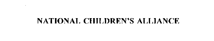 NATIONAL CHILDREN'S ALLIANCE