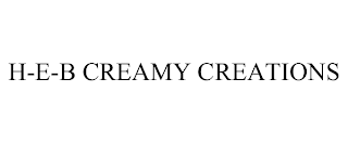 H-E-B CREAMY CREATIONS