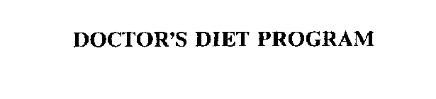 DOCTOR'S DIET PROGRAM