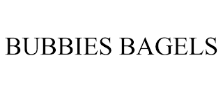 BUBBIES BAGELS