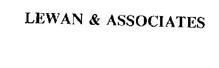 LEWAN & ASSOCIATES