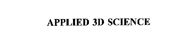 APPLIED 3D SCIENCE