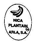 NICA PLANTAIN ARLA, S.A.