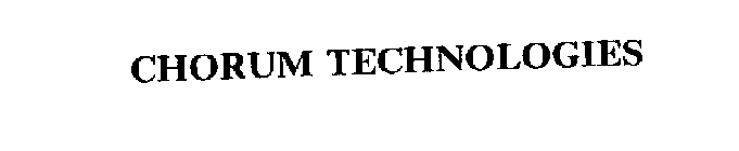 CHORUM TECHNOLOGIES