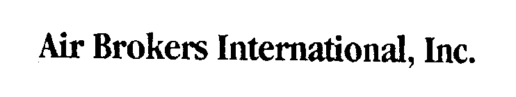 AIR BROKERS INTERNATIONAL, INC.