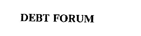 DEBT FORUM