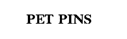 PET PINS