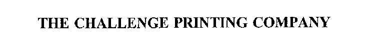 THE CHALLENGE PRINTING COMPANY