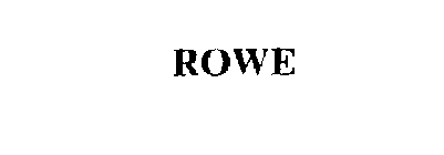 ROWE