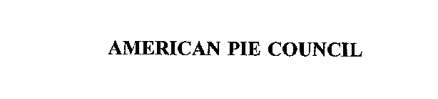 AMERICAN PIE COUNCIL