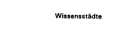 WISSENSSTADTE