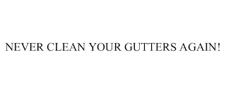 NEVER CLEAN YOUR GUTTERS AGAIN!