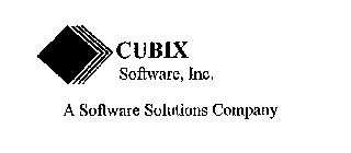 CUBIX SOFTWARE, INC.  A SOFTWARE SOLUTIONS COMPANY