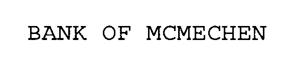 BANK OF MCMECHEN