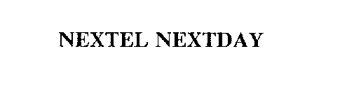 NEXTEL NEXTDAY