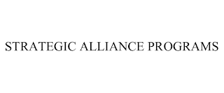 STRATEGIC ALLIANCE PROGRAMS