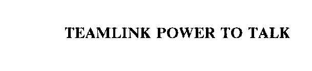 TEAMLINK POWER TO TALK