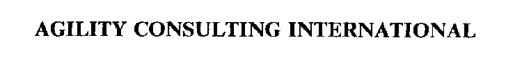 AGILITY CONSULTING INTERNATIONAL