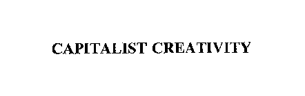 CAPITALIST CREATIVITY