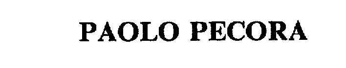 PAOLO PECORA