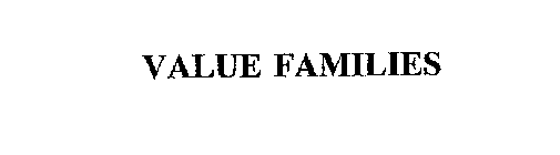 VALUE FAMILIES