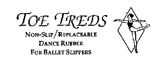 TOE TREDS NON-SLIP/REPLACEABLE DANCE RUBBER FOR BALLET SLIPPERS