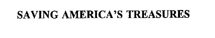 SAVING AMERICA'S TREASURES