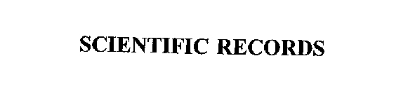 SCIENTIFIC RECORDS