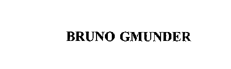 BRUNO GMUNDER