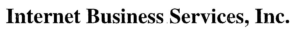 INTERNET BUSINESS SERVICES, INC.