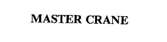 MASTER CRANE