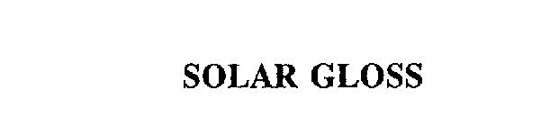 SOLAR GLOSS