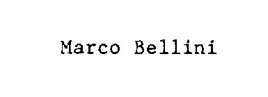 MARCO BELLINI