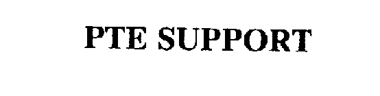 PTE SUPPORT