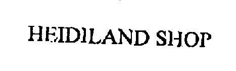 HEIDILAND SHOP